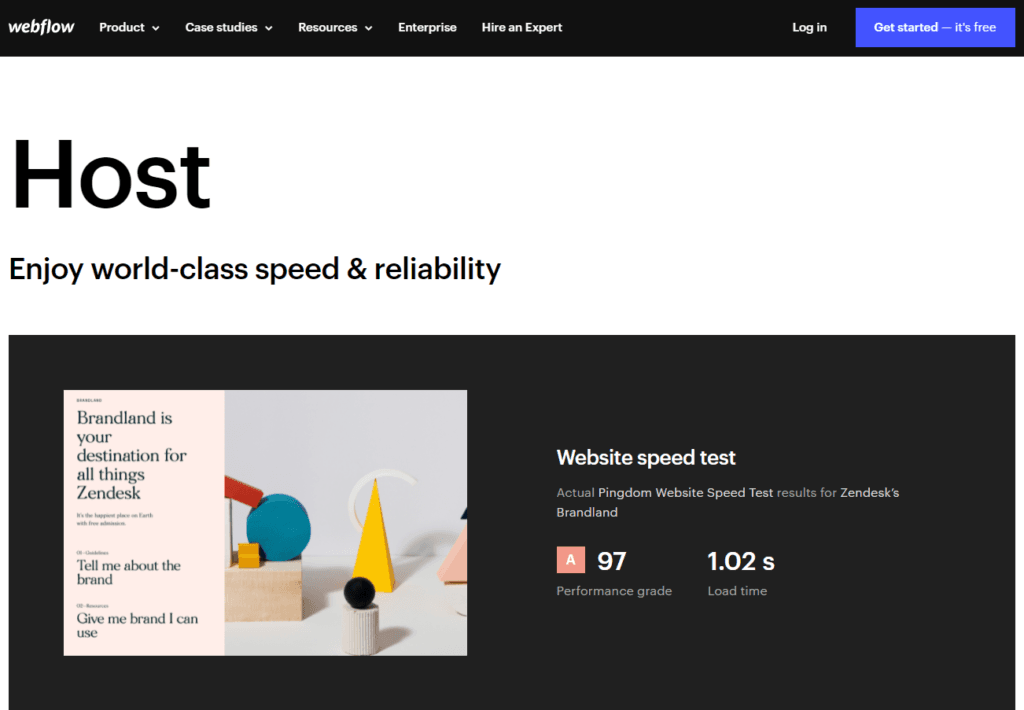 webflow host