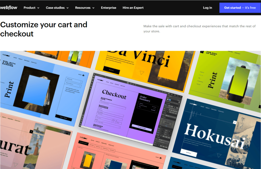 webflow designs