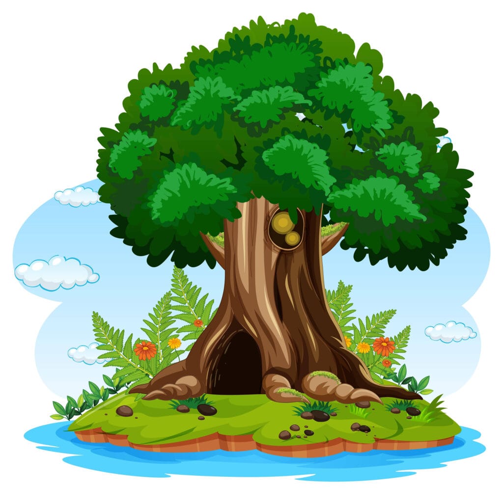 Virtual tree is grown when a user focuses on actual tasks and not mobile browsing