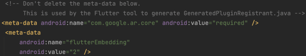 flutter code