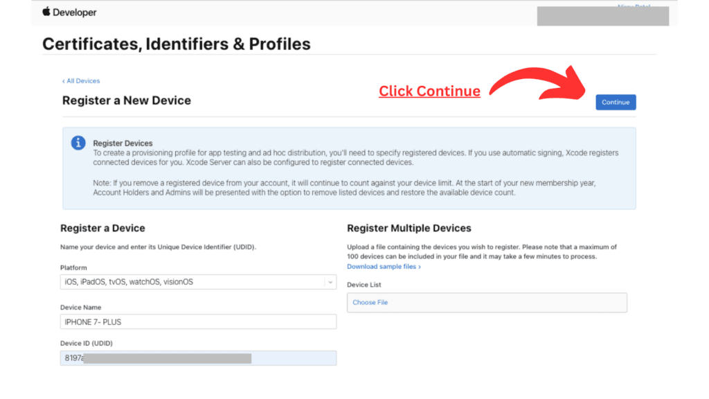 Register a Device