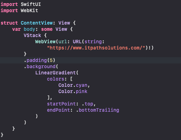 An Example Demonstrating the Ease of Using Background Gradients