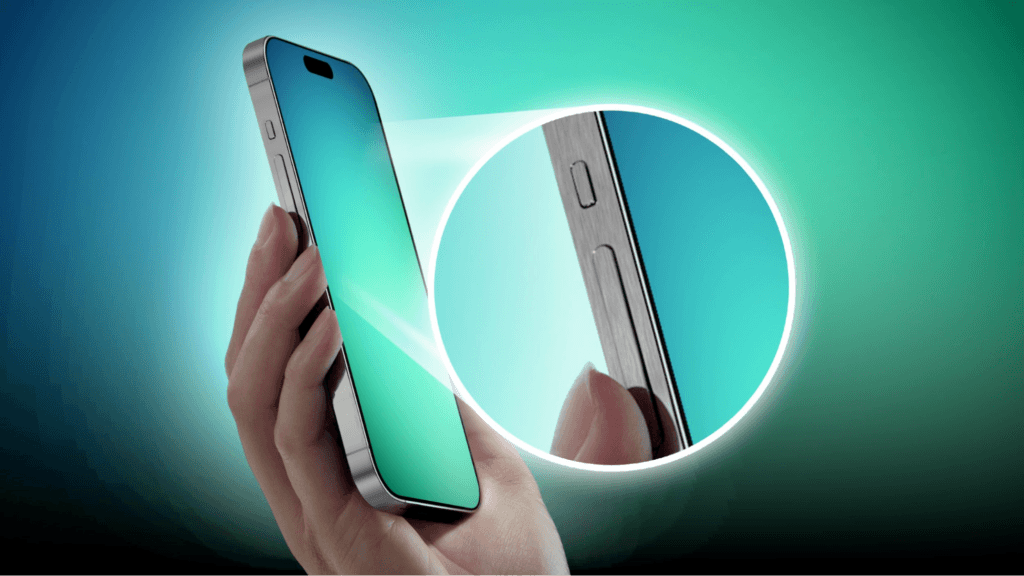 iPhone 15 Pro Solid-state Side Button