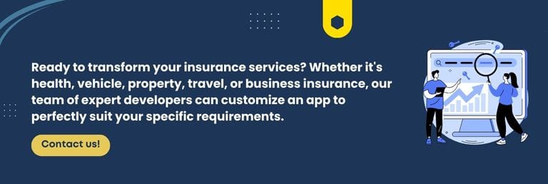 Contact for Insurance Mobile App Development.