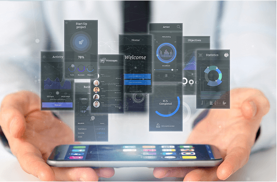 businessman-holding-user-interface-screens-with-icon-stats-data-3d-rendering (1)