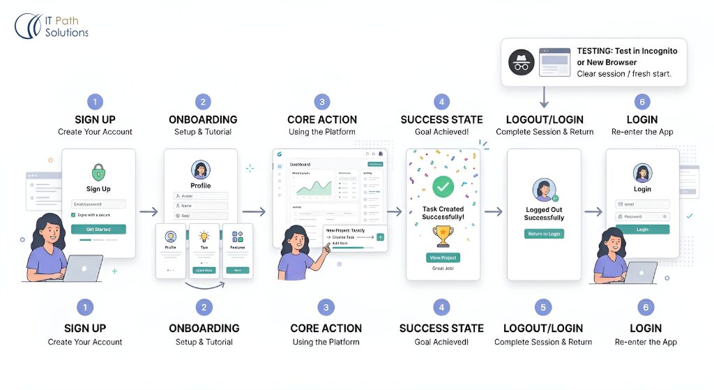 Walk Every User Flow End-to-End — User POV