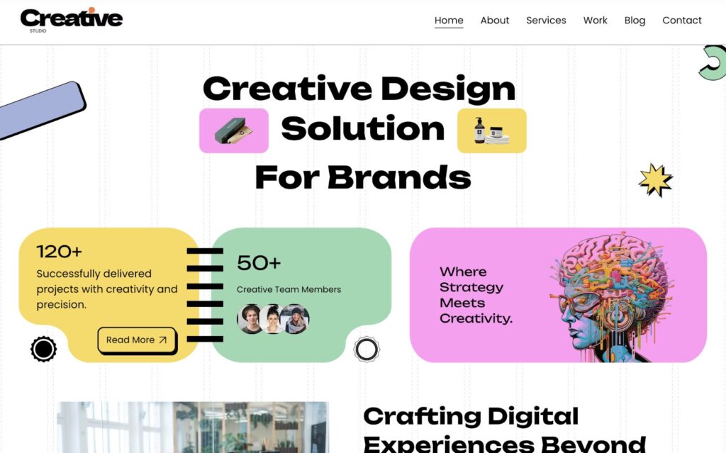 Wix Template for Agencies, Freelancers & Digital Professionals