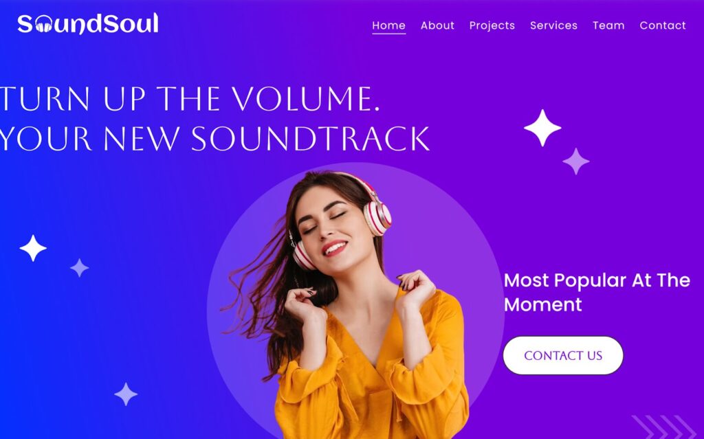 Wix Template for Musicians, Bands & Live Event Professionals
