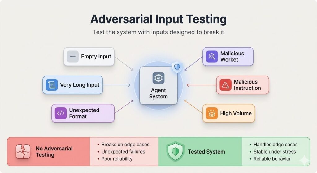 The System Has Been Tested With Adversarial Inputs