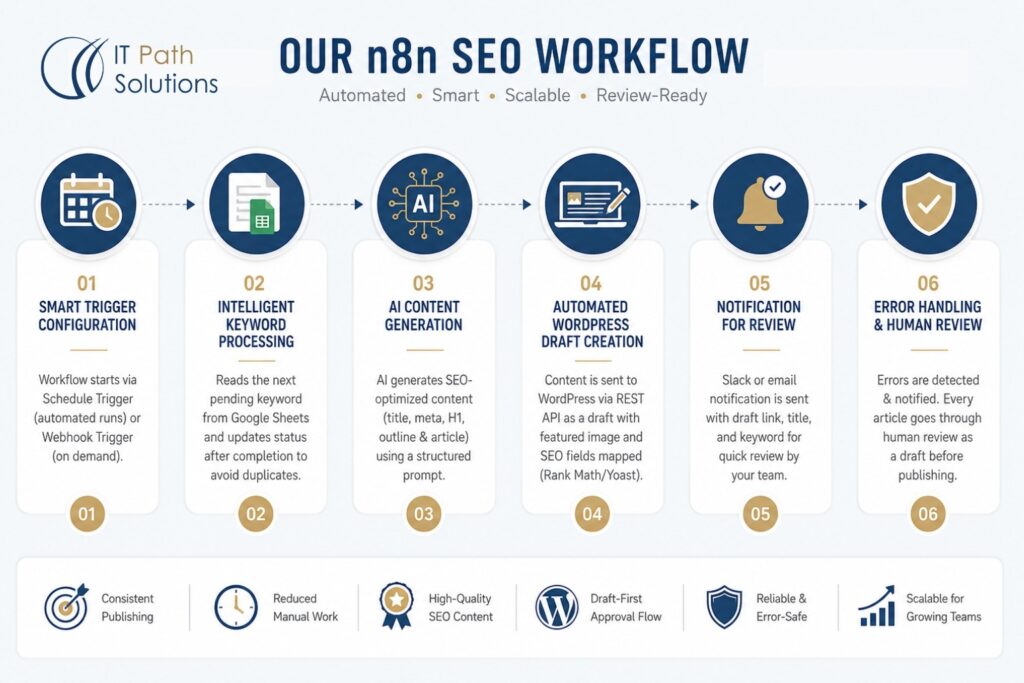 Our Experts Built n8n SEO Workflow